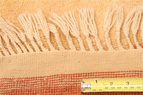 Oushak Brown Hand Knotted 89 X 126 Area Rug 253-29704 Image 4