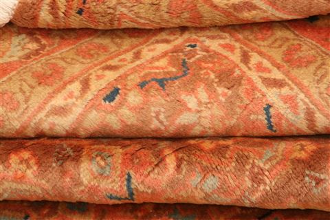 Sarouk Red Hand Knotted 76 X 116 Area Rug 253-29706 Image 4