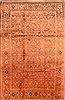 Sarouk Red Hand Knotted 76 X 116 Area Rug 253-29706 Thumb 0