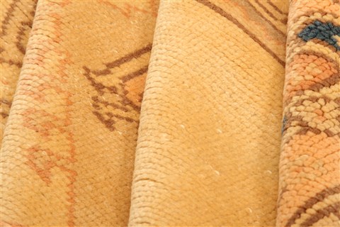 Oushak Brown Hand Knotted 92 X 1110 Area Rug 100-29709 Image 2