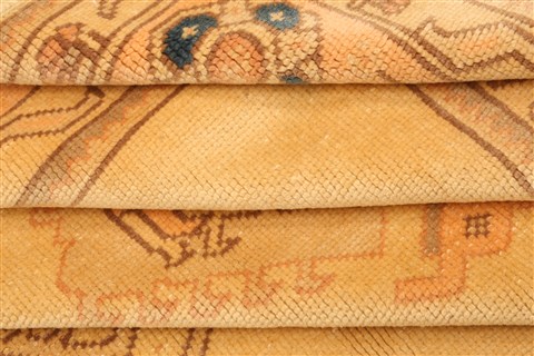 Oushak Brown Hand Knotted 92 X 1110 Area Rug 100-29709 Image 3