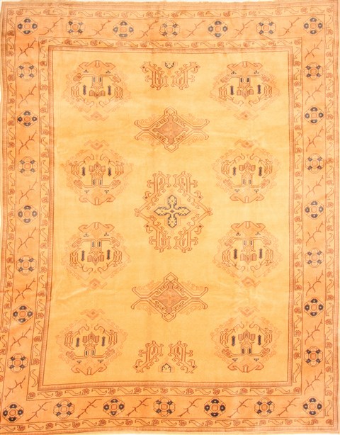 Oushak Brown Hand Knotted 92 X 1110 Area Rug 100-29709 Image 0
