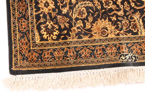 Qum Beige Runner Hand Knotted 22 X 81 Area Rug 254-29712 Image 1