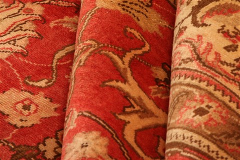 Tabriz Red Hand Knotted 96 X 128 Area Rug 100-29713 Image 3