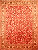 Tabriz Red Hand Knotted 96 X 128 Area Rug 100-29713 Thumb 0