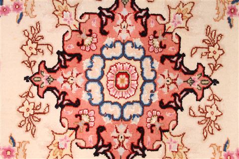 Tabriz Purple Runner Hand Knotted 28 X 70 Area Rug 254-29714 Image 3