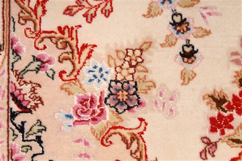 Tabriz Purple Runner Hand Knotted 28 X 70 Area Rug 254-29714 Image 5