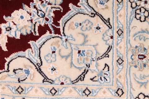 Nain Beige Runner Hand Knotted 29 X 69 Area Rug 254-29717 Image 6