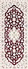 Nain Beige Runner Hand Knotted 29 X 69  Area Rug 254-29717 Thumb 0