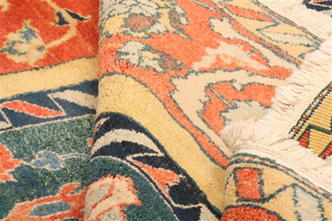 Kazak Multicolor Hand Knotted 92 X 127 Area Rug 253-29718 Image 2