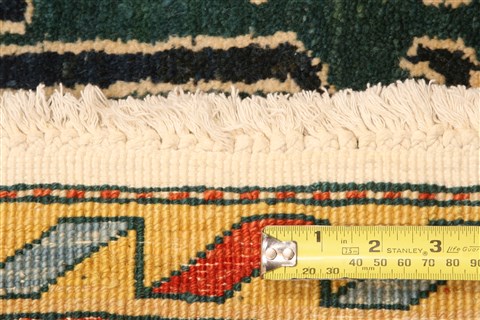 Kazak Multicolor Hand Knotted 92 X 127 Area Rug 253-29718 Image 4