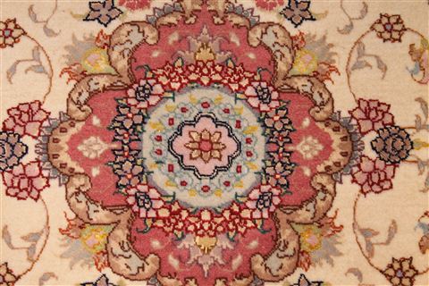 Tabriz Purple Runner Hand Knotted 29 X 81 Area Rug 254-29719 Image 2