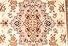 Isfahan White Runner Hand Knotted 27 X 79  Area Rug 254-29724 Thumb 2