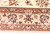 Isfahan White Runner Hand Knotted 27 X 79  Area Rug 254-29724 Thumb 3