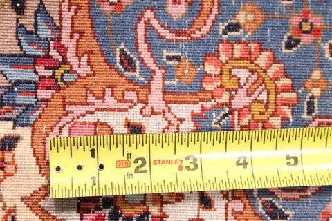Tabriz Beige Runner Hand Knotted 26 X 124 Area Rug 254-29727 Image 5