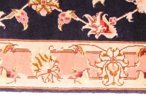 Tabriz Beige Runner Hand Knotted 25 X 71 Area Rug 254-29733 Image 3