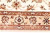 Isfahan White Runner Hand Knotted 27 X 76 Area Rug 254-29735 Thumb 3