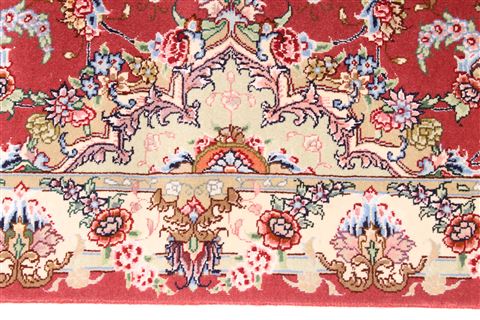 Tabriz Beige Runner Hand Knotted 29 X 163 Area Rug 254-29736 Image 3