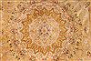 Tabriz Yellow Runner Hand Knotted 33 X 1210  Area Rug 254-29737 Thumb 2