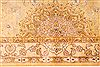 Tabriz Yellow Runner Hand Knotted 33 X 1210 Area Rug 254-29737 Thumb 3