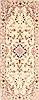 Tabriz Beige Runner Hand Knotted 27 X 70  Area Rug 254-29738 Thumb 0