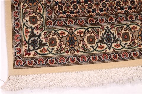 Mahi Beige Runner Hand Knotted 27 X 130 Area Rug 254-29739 Image 1