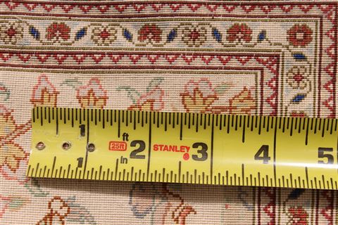 Qum Beige Runner Hand Knotted 27 X 133 Area Rug 254-29743 Image 10
