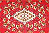 Kashan Red Hand Woven 24 X 32  Area Rug 254-29745 Thumb 1