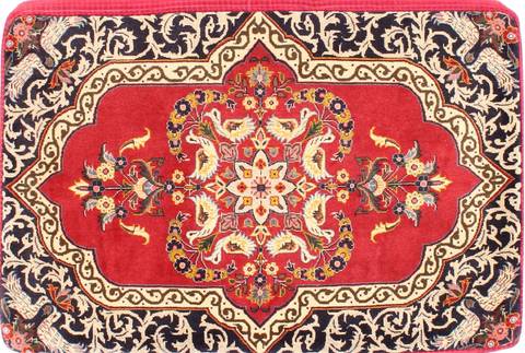 Kashan Red Hand Woven 24 X 35  Area Rug 254-29750 Image 0