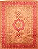 Tabriz Red Hand Knotted 99 X 1210 Area Rug 100-29752 Thumb 0