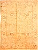 Oushak Yellow Hand Knotted 90 X 123 Area Rug 100-29756 Thumb 0