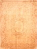 Aubusson Brown Hand Knotted 90 X 120 Area Rug 100-29758 Thumb 0