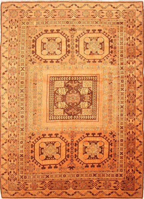 Oushak Brown Hand Knotted 811 X 130 Area Rug 100-29759 Image 0