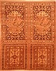 Kurdi Brown Hand Knotted 91 X 115 Area Rug 100-29760 Thumb 0