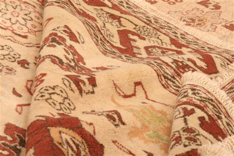 Oushak Beige Hand Knotted 99 X 1210 Area Rug 100-29761 Image 2