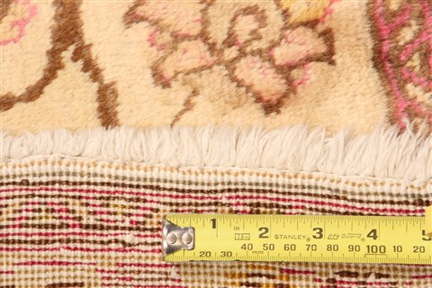 Persian Tabriz Beige Rectangle 10x13 ft Wool Carpet 29764 | SKU 29764