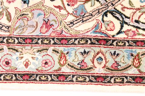 Isfahan Beige Runner Hand Knotted 27 X 102 Area Rug 254-29767 Image 3
