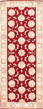 Persian Tabriz Beige Runner 6 to 9 ft Wool Carpet 29768