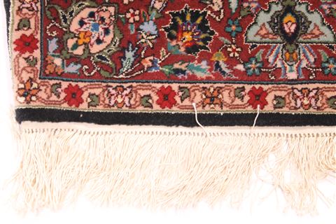 Tabriz Red Runner Hand Knotted 28 X 102 Area Rug 254-29770 Image 1
