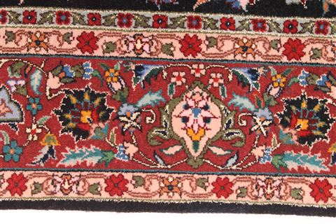Tabriz Red Runner Hand Knotted 28 X 102 Area Rug 254-29770 Image 3