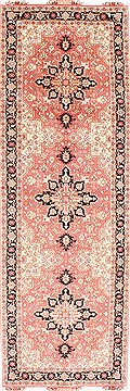 Sarouk Purple Runner Hand Knotted 3'0" X 9'6"  Area Rug 254-29777