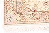 Tabriz Beige Runner Hand Knotted 27 X 162 Area Rug 254-29778 Thumb 1