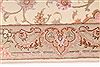 Tabriz Beige Runner Hand Knotted 27 X 162  Area Rug 254-29778 Thumb 3