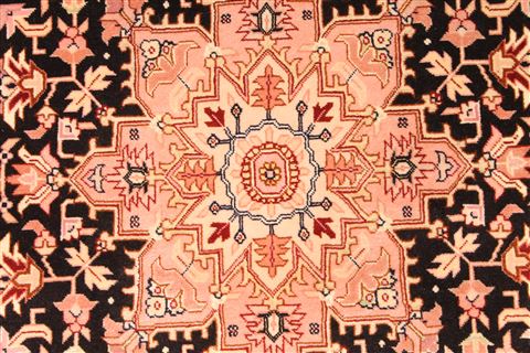 Tabriz Beige Runner Hand Knotted 31 X 137 Area Rug 254-29781 Image 2