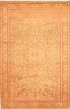 Kayseri Beige Hand Knotted 8'1" X 12'4"  Area Rug 100-29793