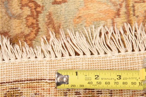 Kashan Brown Hand Knotted 99 X 133 Area Rug 100-29794 Image 4