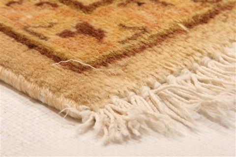 Kashan Brown Hand Knotted 99 X 133 Area Rug 100-29794 Image 5
