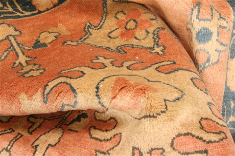 Mahal Red Hand Knotted 97 X 130 Area Rug 253-29795 Image 1