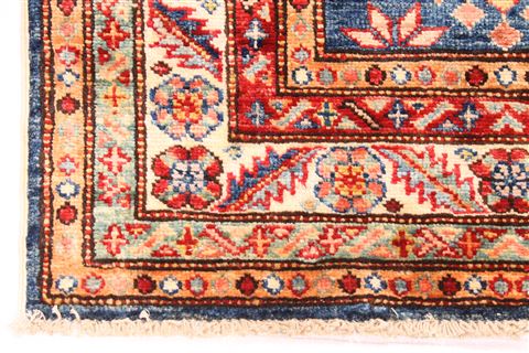 Kazak Beige Runner Hand Knotted 26 X 124 Area Rug 254-29797 Image 1
