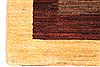 Gabbeh Brown Runner Hand Knotted 26 X 94  Area Rug 254-29800 Thumb 1